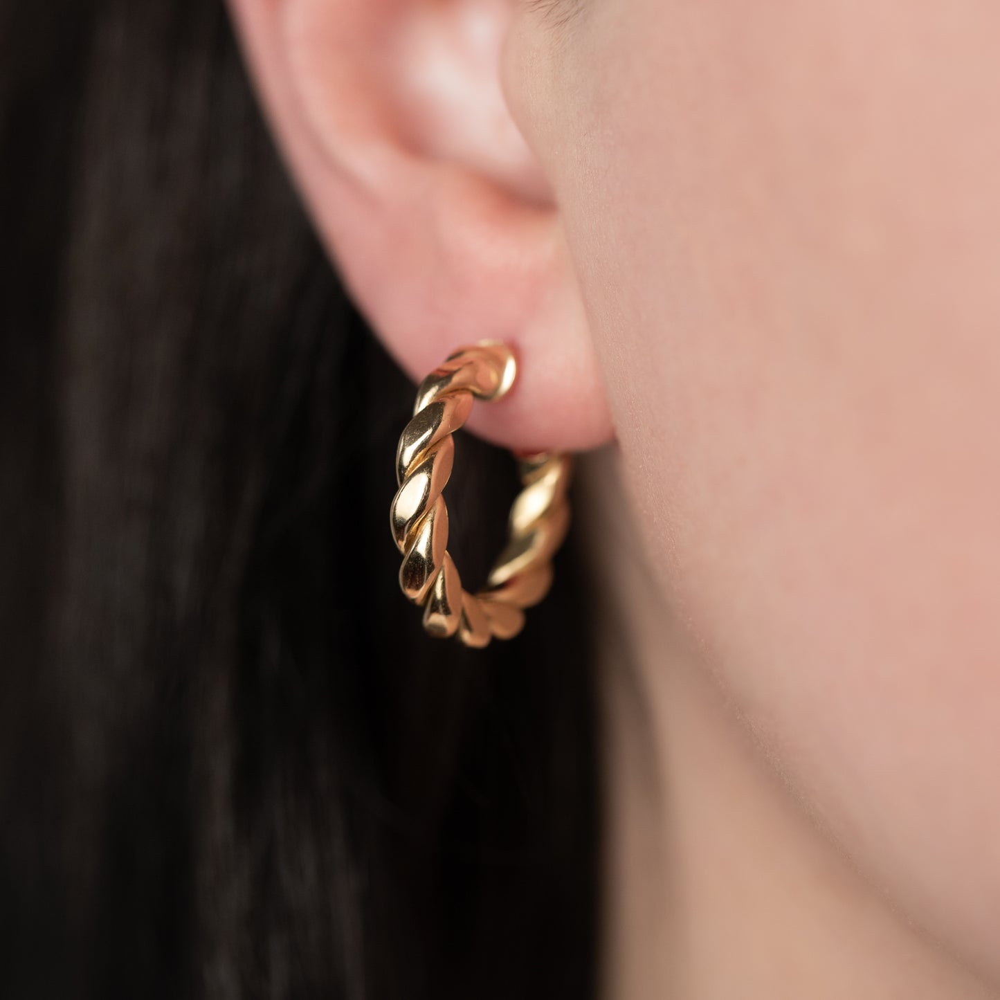 Thick Twisted Hoops