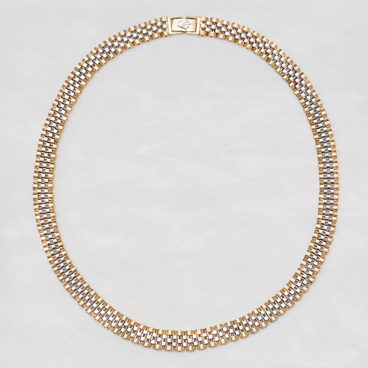 Rolex Jubilee 2 Tone Necklace